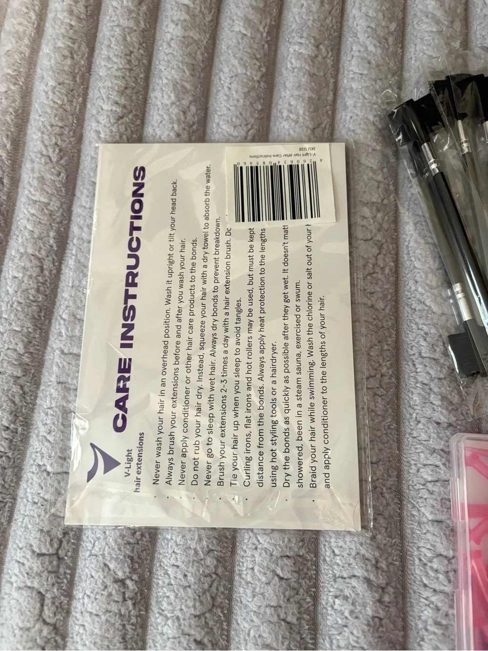 Professional V Light Hair Extensions kit